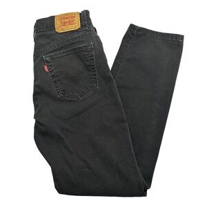 Levis Jeans Womens 4M Black‎ 510 Classic Slim Stretch Slim Fit Denim